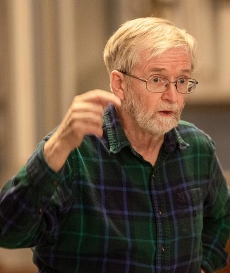 Stewart Grant conducting a rehearsal