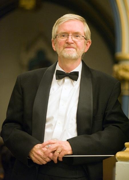 Stewart Grant in formal concert attire